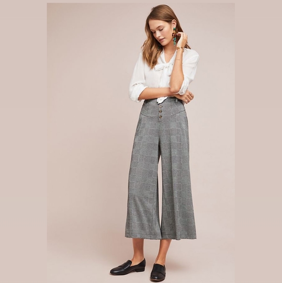 Anthropologie Pants - Anthropologie Maeve Cropped Menswear Trouswers